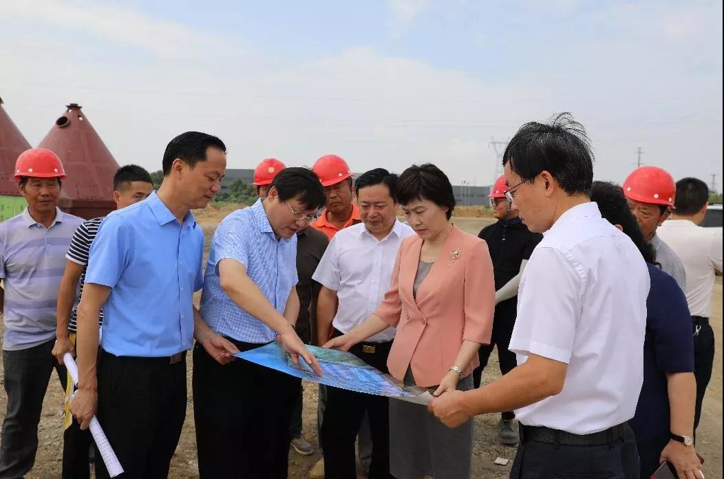 李愛武市長調(diào)研富強(qiáng)科技建設(shè)項(xiàng)目